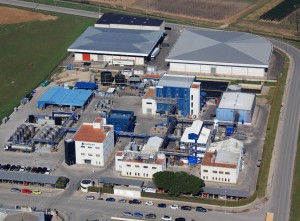 Photo of an aerial view of Medichem's plant in Celra Girona