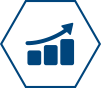 Manufacturing sites icon | Medichem Growing graph icon | Medichem
