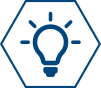 Light bulb icon on the Medichem website