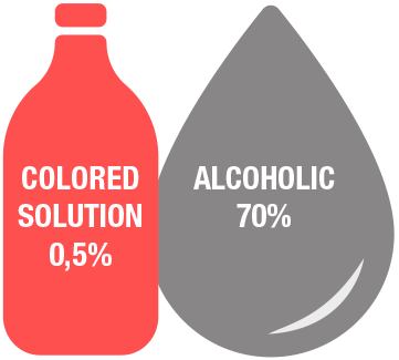 Pharma portfolio avalible of Colored Solution 0,5% and Alcoholic 70% | Medichem Colored Solution 0,5% and Alcoholic 70% | Medichem