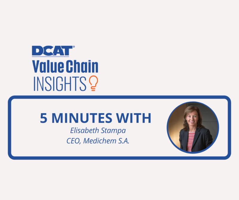 5 Minutes with Elisabeth Stampa Medichem's CEO - DCAT Value Chain Insight