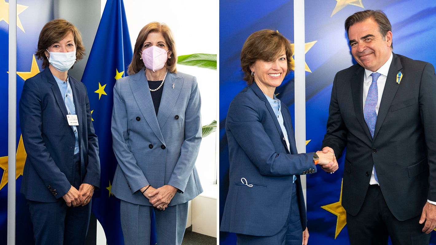 Our CEO Elisabeth Stampa visiting the European Commission. Medichem participated in the congress In Cosmetics global at Paris 5-7 April 2022