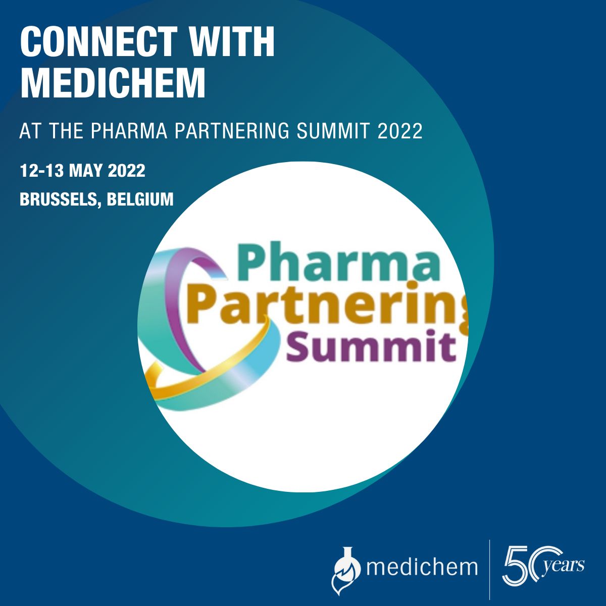 Connect with Medichem at the at the Pharma Partnering Summit 2022