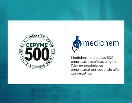 <strong>Medichem is one of the 500 fastest-growing companies in Spain in the CEPYME500 ranking</strong>