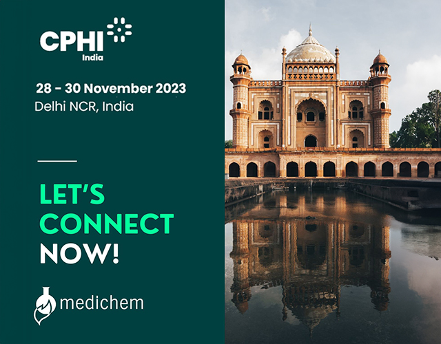 join us at CPhI India 2023 Medichem